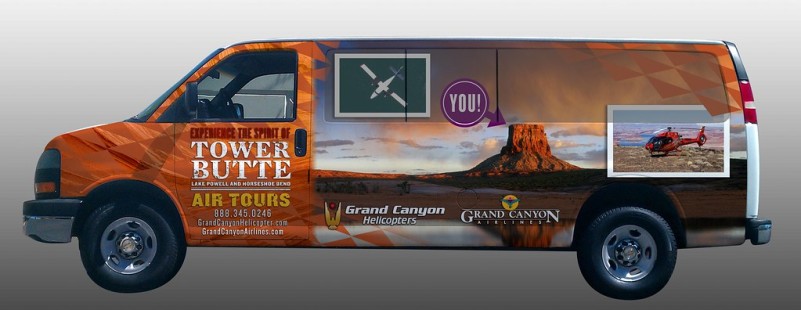 Shuttle Van Wrap (Driver Side)