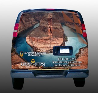 Shuttle Van Wrap (Rear)