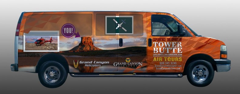 Shuttle Van Wrap (Passenger Side)