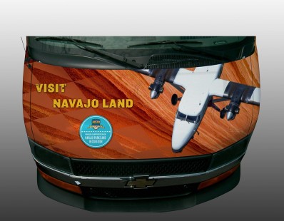 Shuttle Van Wrap (Front)